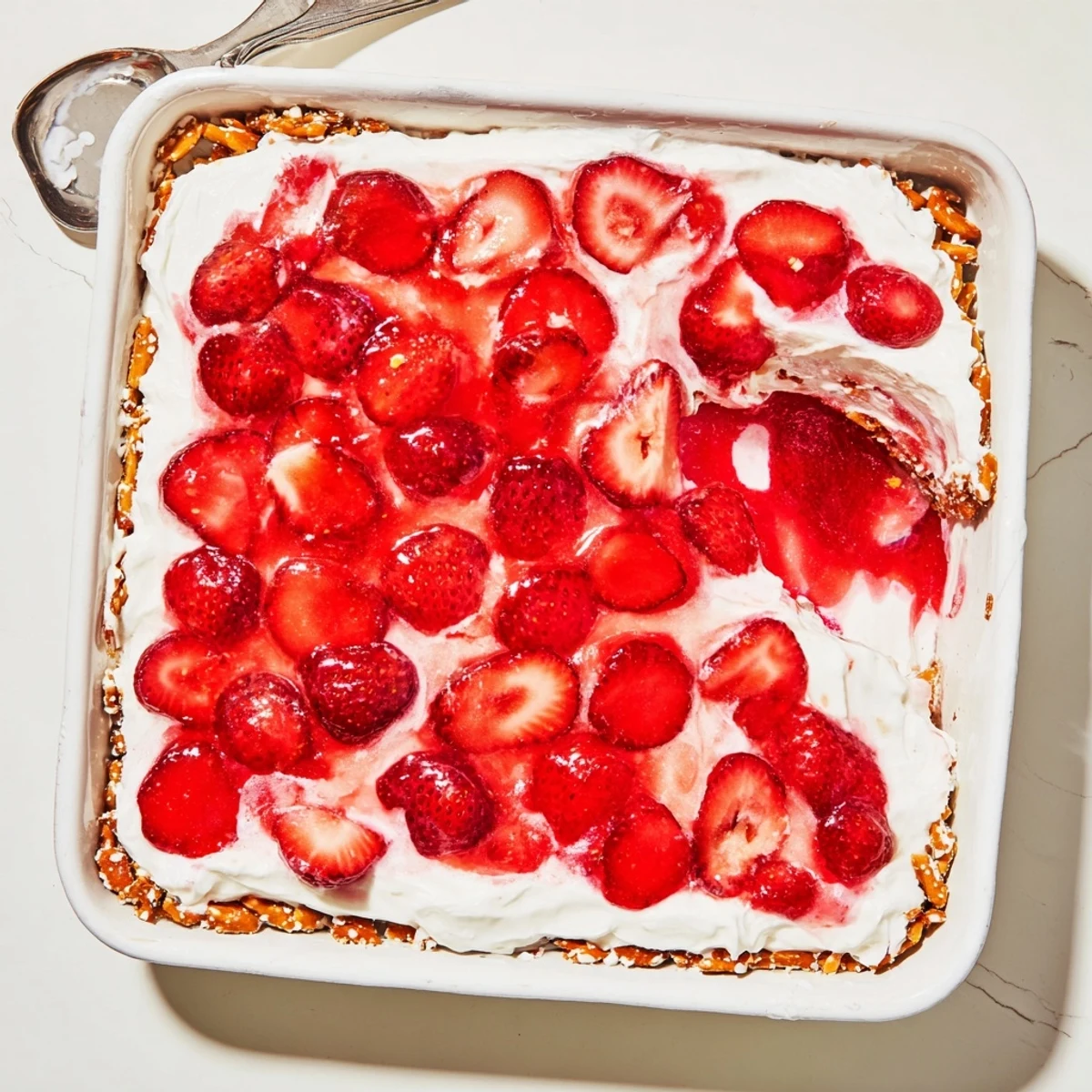 Strawberry Crinkle Salad