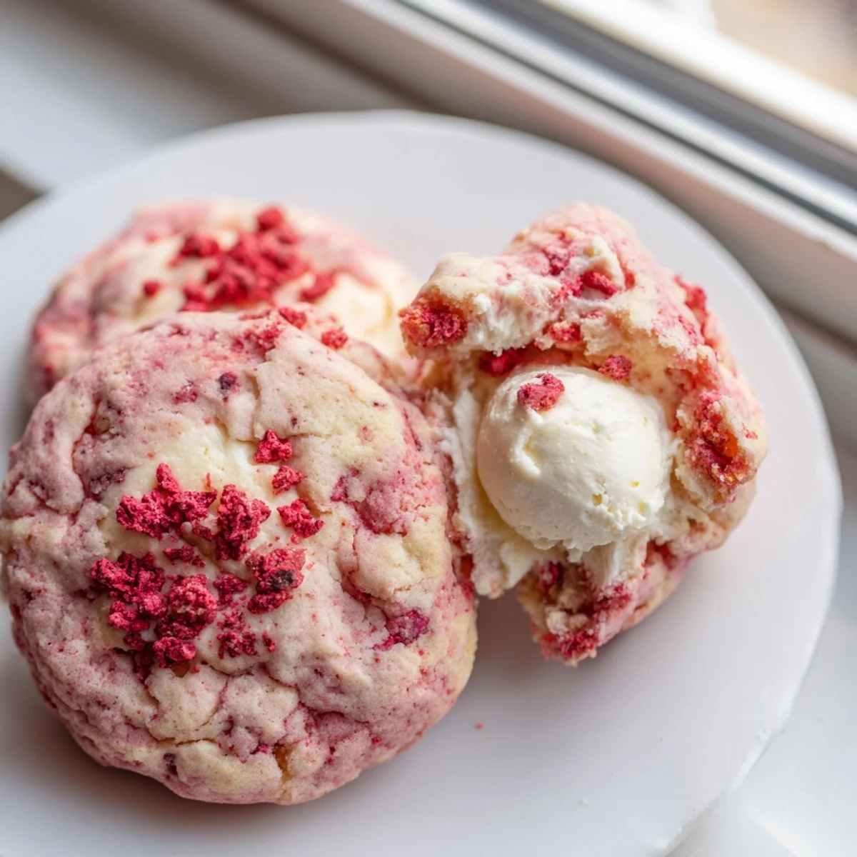 Strawberry Cheesecake Cookies