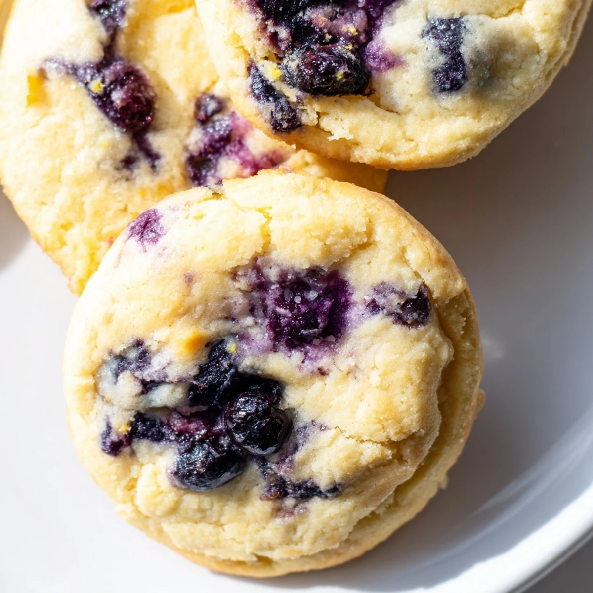 Lemon Blueberry Cheesecake Cookies