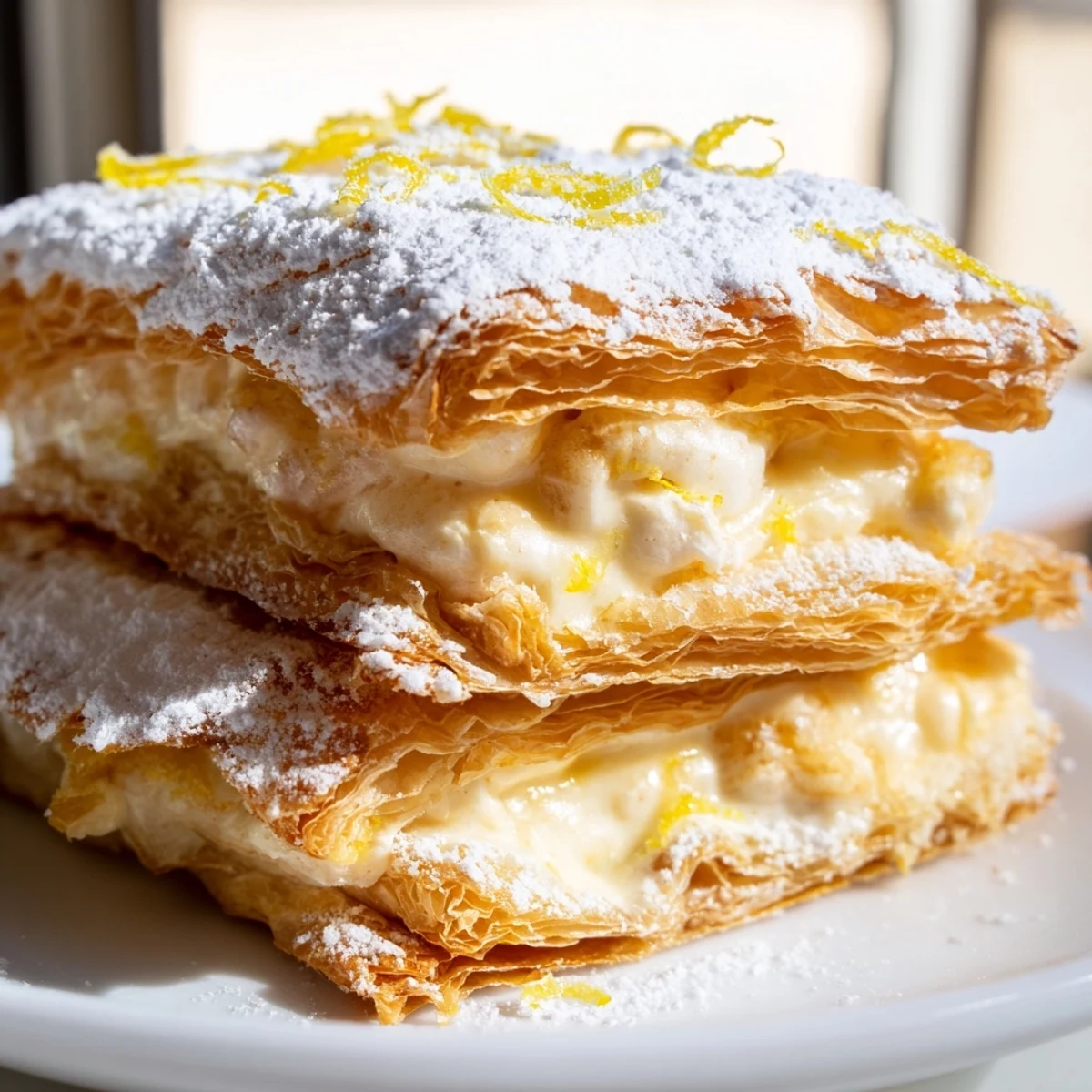 Lemon Ricotta Puff Pastry