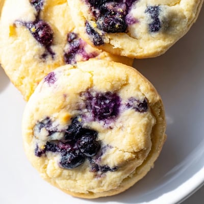 Lemon Blueberry Cheesecake Cookies