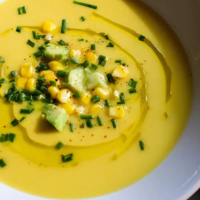 Summer Sweet Corn Gazpacho