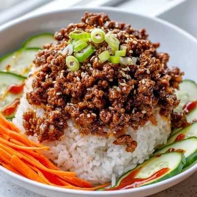 Korean Ground Beef Bowl